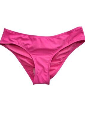 Women’s Bikini Bottoms Ruched Back Pink Size Medium